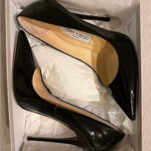 Jimmy Choo Romy 120mm Patent Leather Pump - 37.5